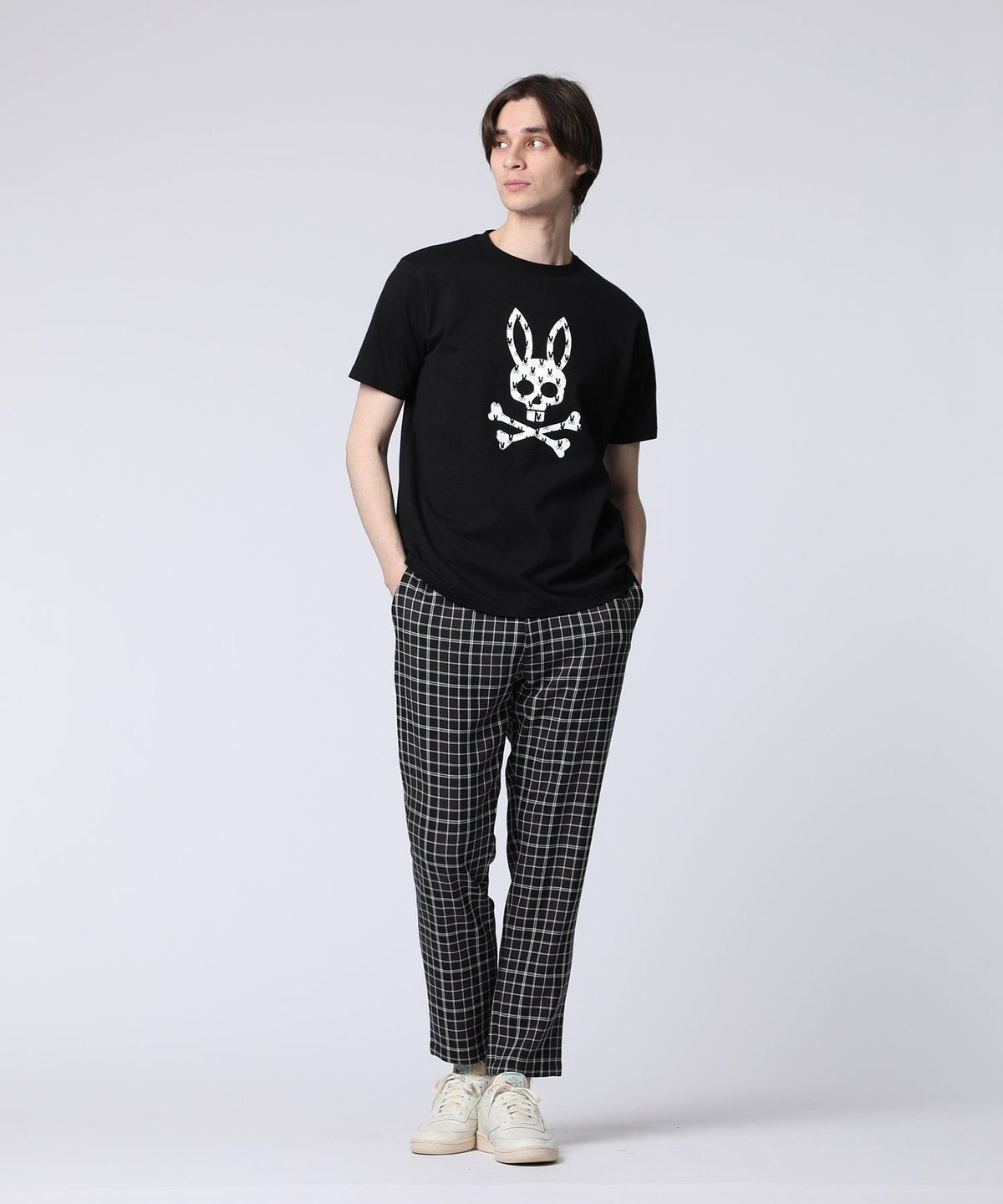 3D Dot Silhouette Bunny T-shirt