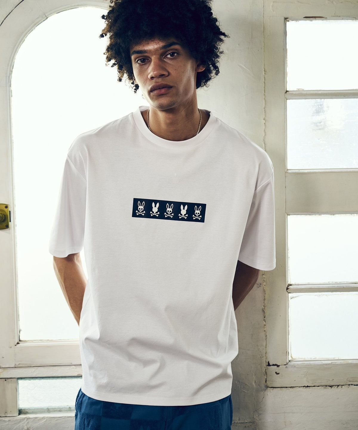 BOXロゴ シルケットスムースTシャツ