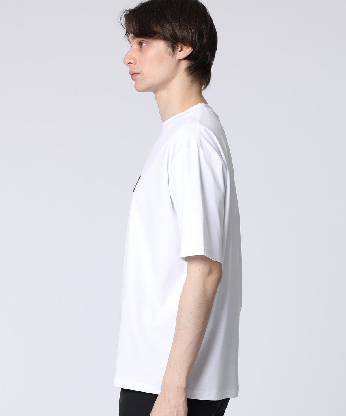 BOX logo mercerized smooth T-shirt