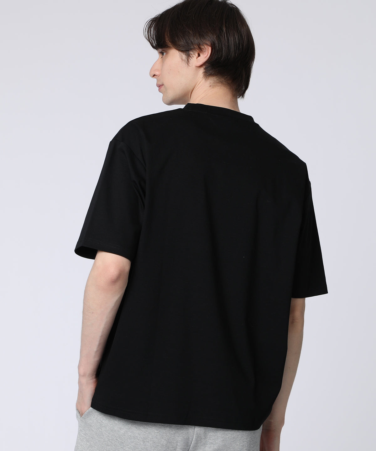 BOX logo mercerized smooth T-shirt