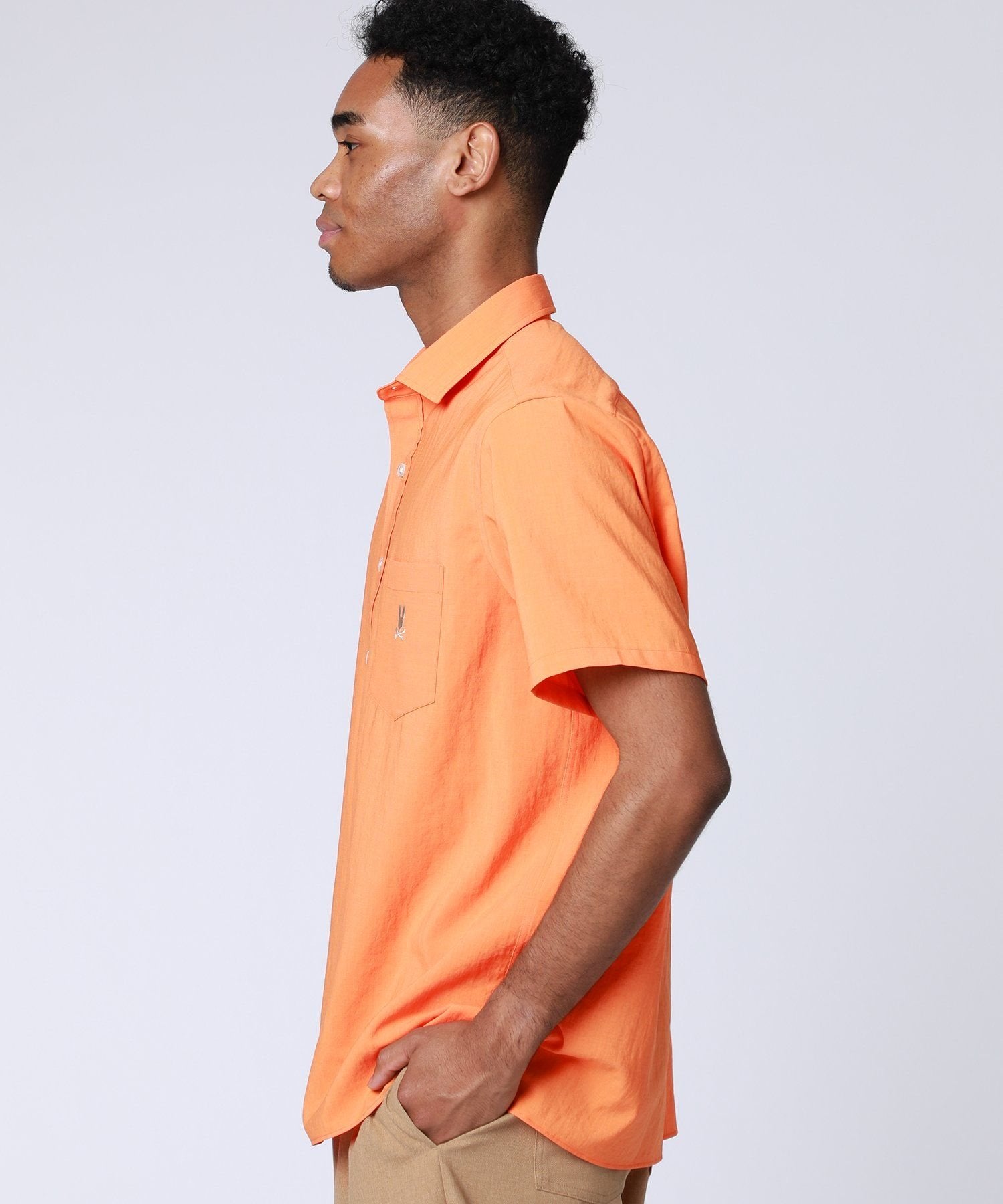 EVALET linen dry touch pullover shirt
