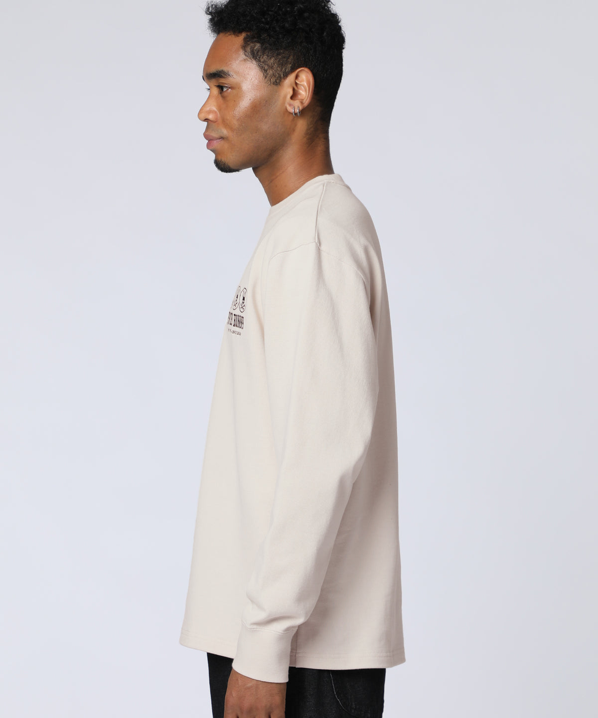 Triple Badge Bunny Long Sleeve T-Shirt