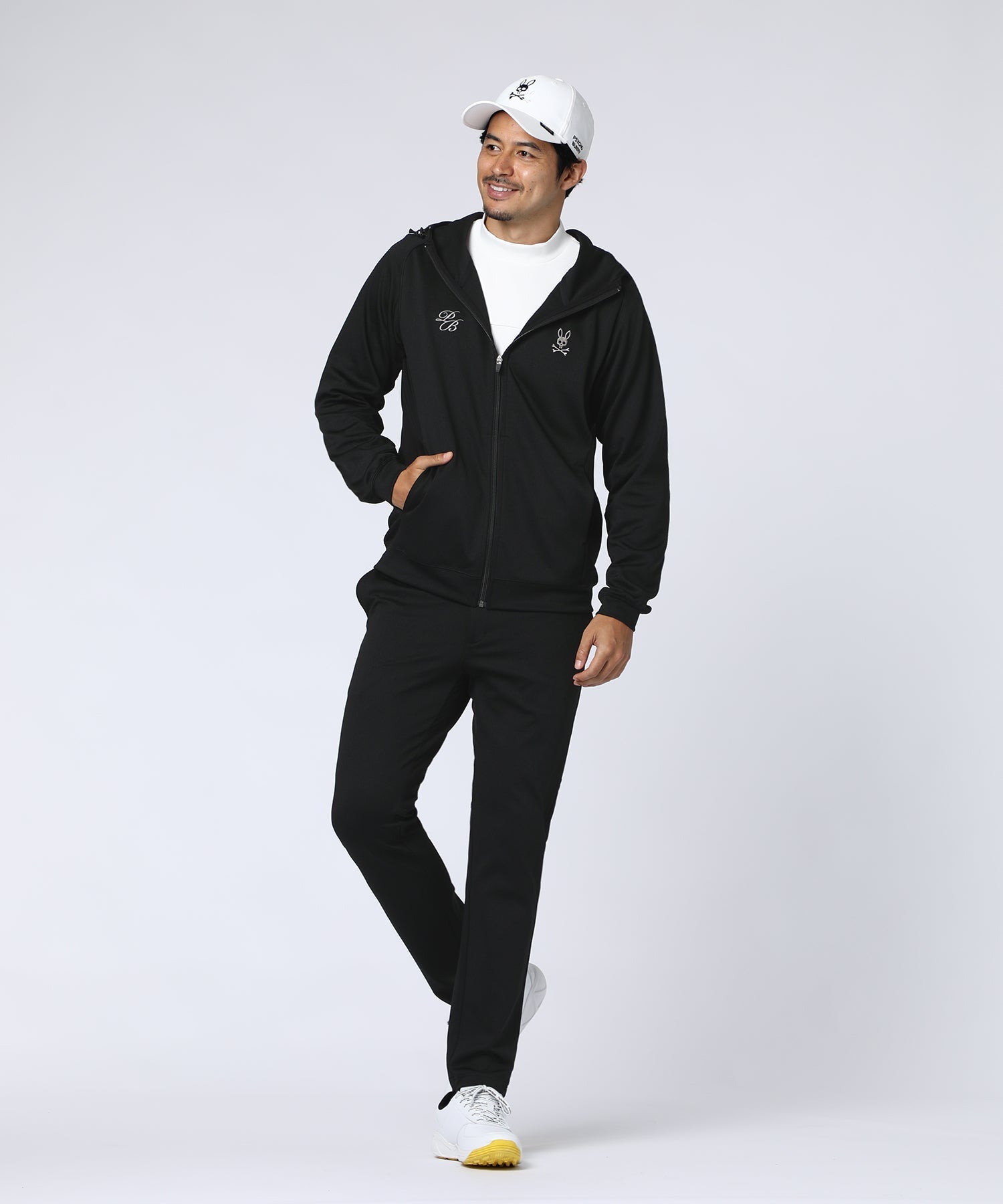 Lee × Psycho Bunny FLeeasy Narrow ブラックデニム