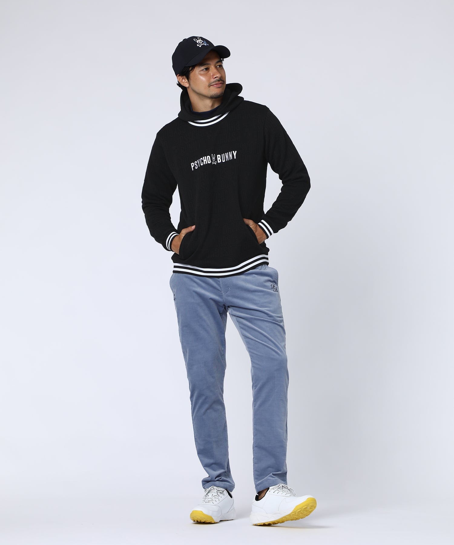 Lee × Psycho Bunny FLeeasy Narrow ブラックデニム