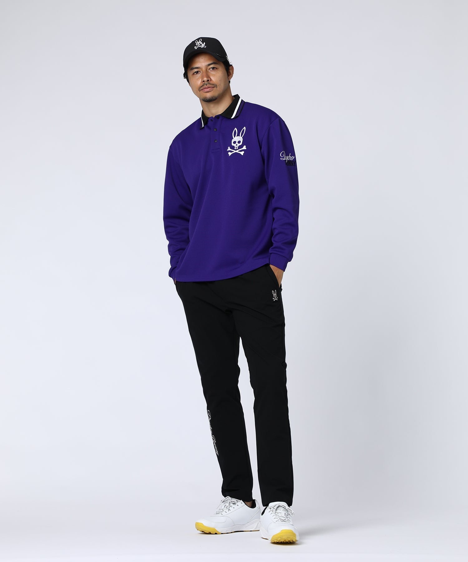 Lee × Psycho Bunny FLeeasy Narrow ブラックデニム