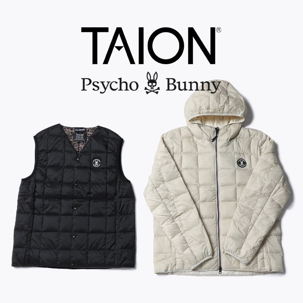【オンラインショップ限定】 TAION® × Psycho Bunny別注販売開始！