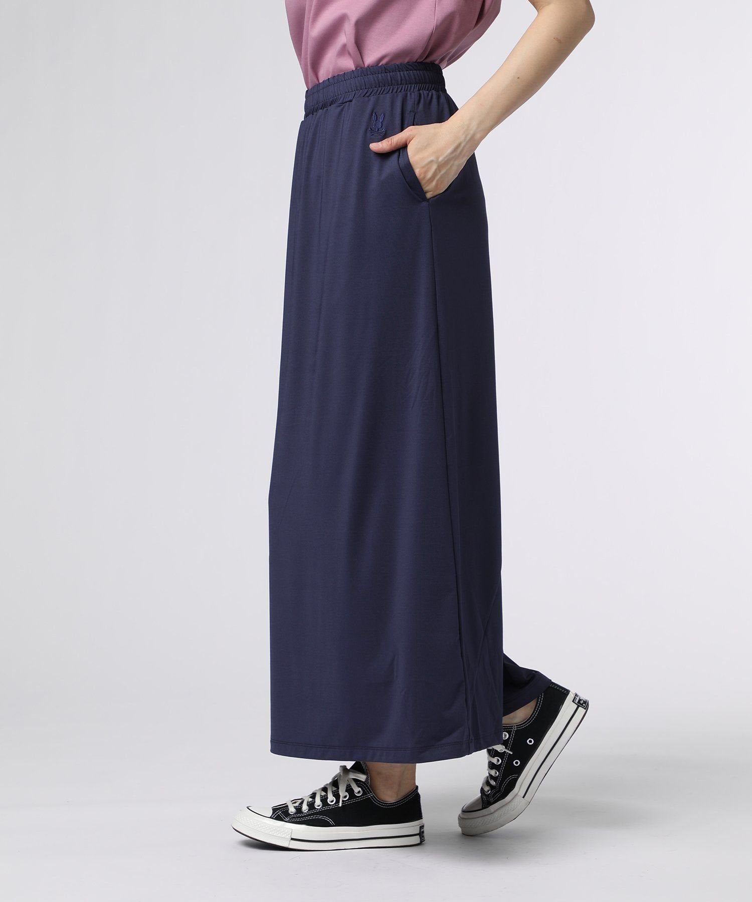 【GW限定値下げ】  GOLF ネイビー スカート M WOMEN]タイトフレア スカート