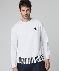 Grunge logo long sleeve T-shirt