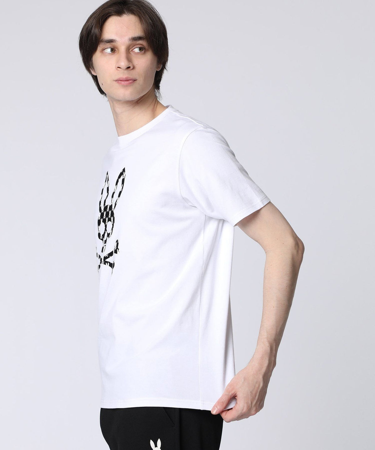 3D Dot Silhouette Bunny T-shirt