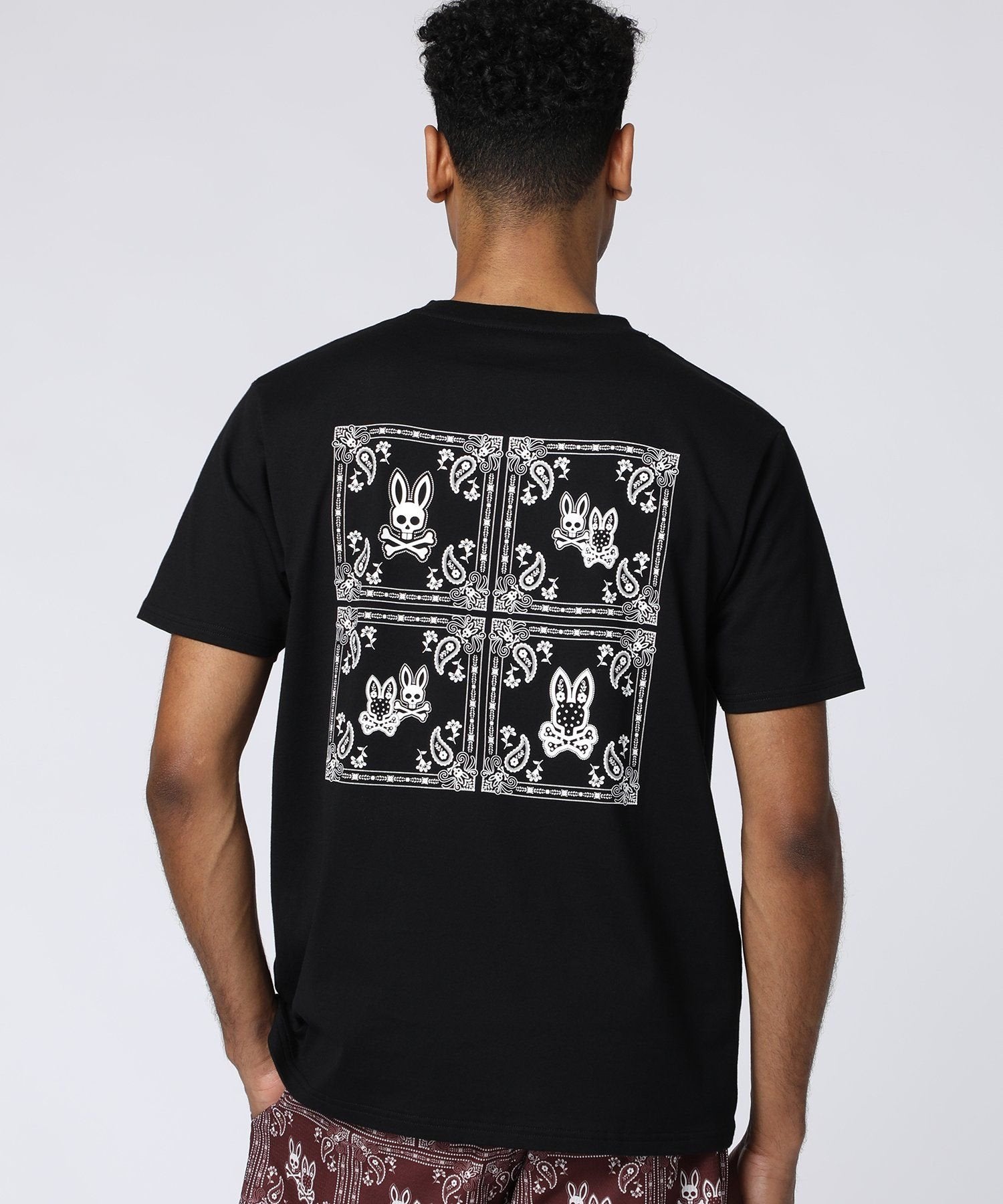 オリジナルバンダナ柄 バックプリントTシャツ