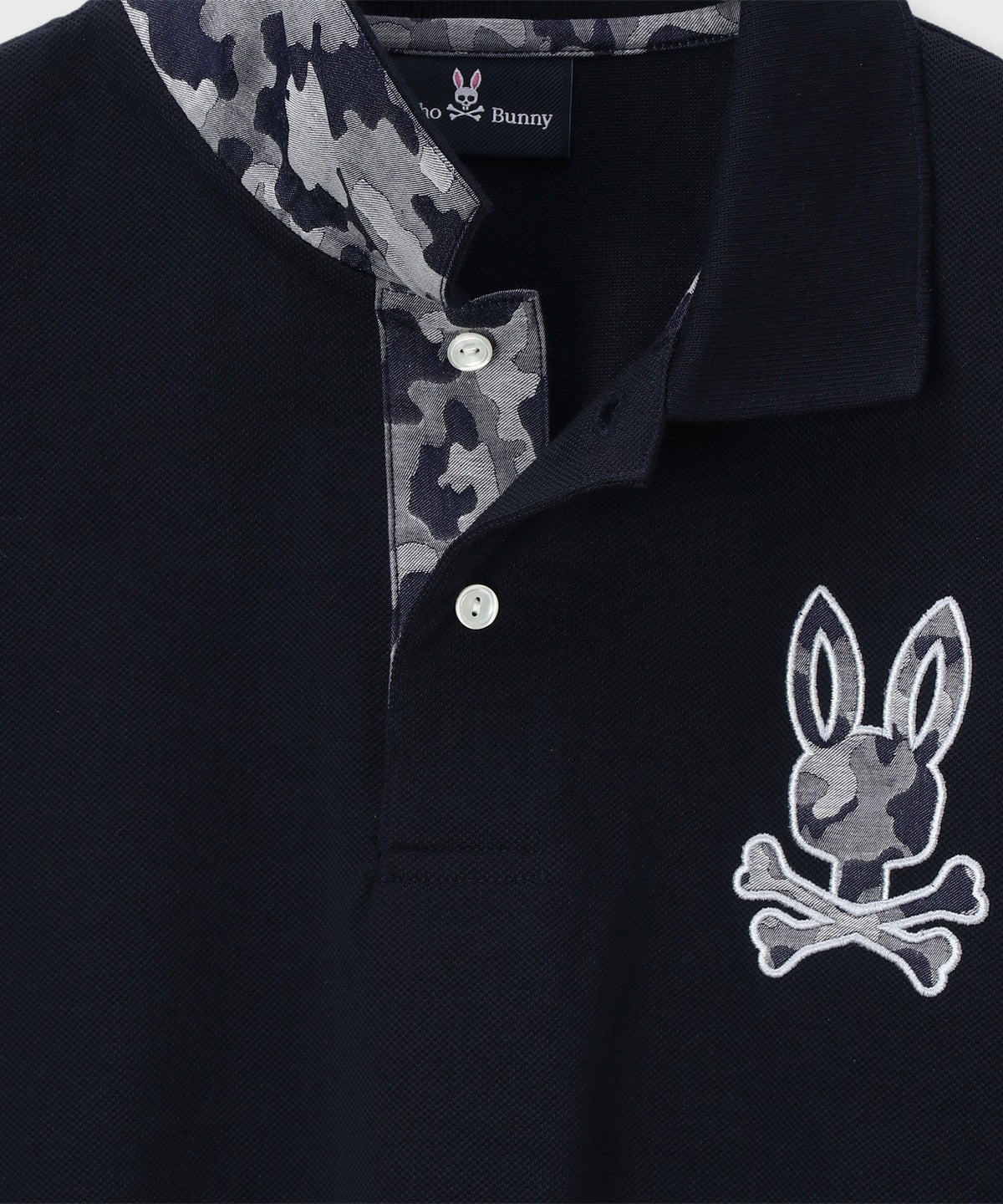 COOLMAX camouflage bunny pique polo shirt