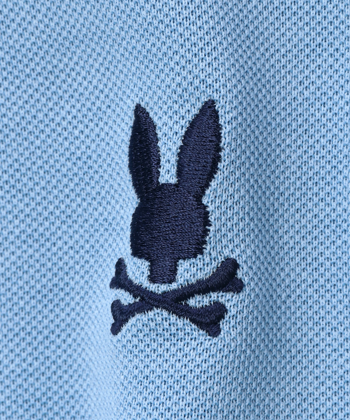 [WEB限定]TC鹿の子 　シルエットBUNNYポロシャツ