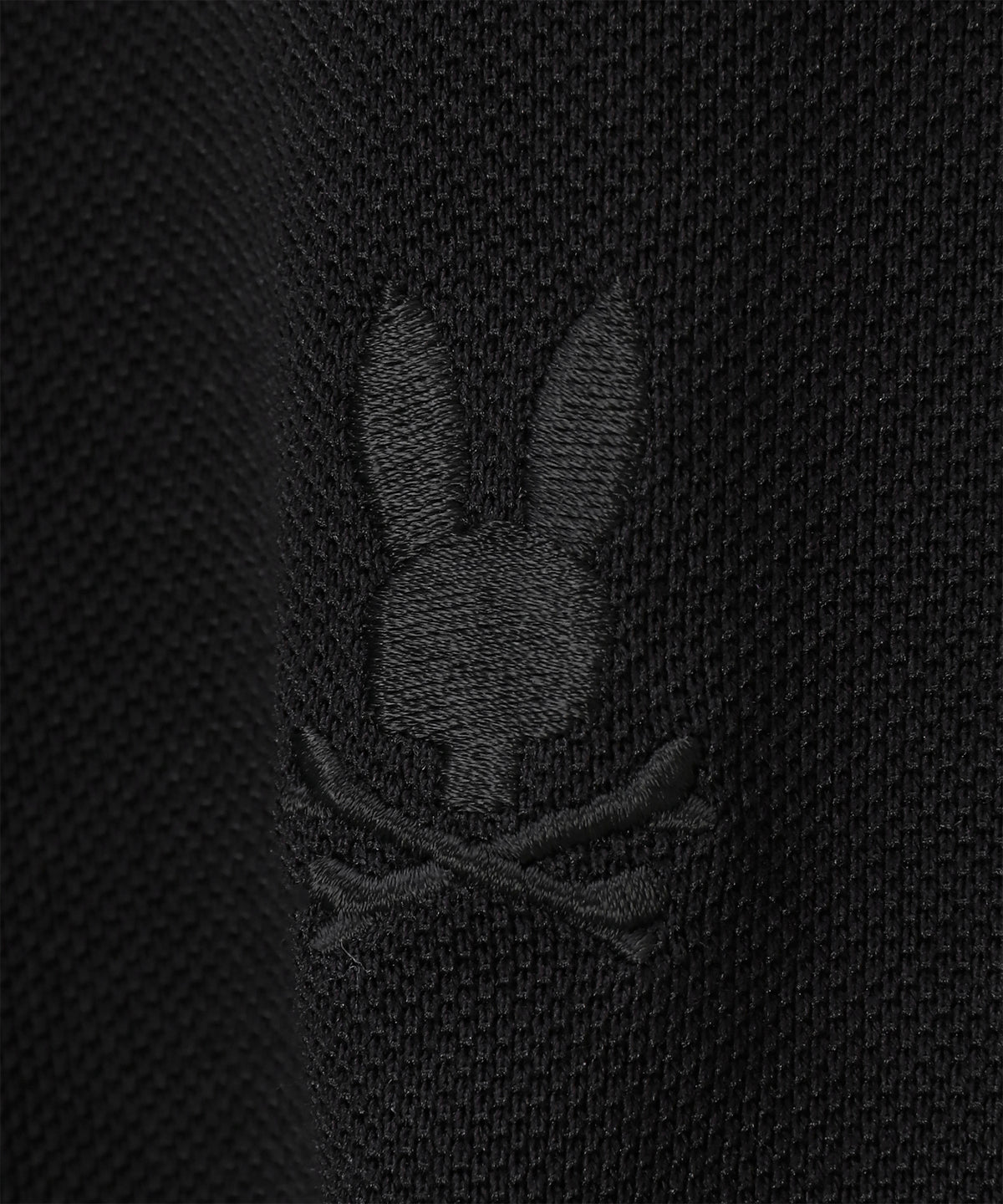 [WEB限定]TC鹿の子 　シルエットBUNNYポロシャツ
