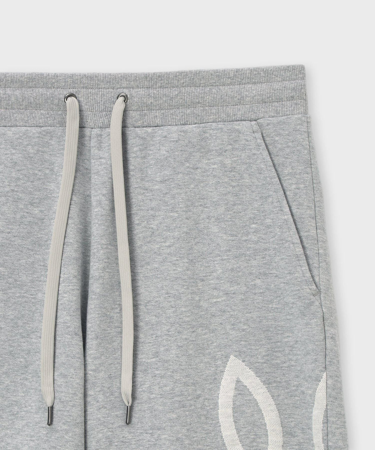 jacquard logo baggy sweat shorts