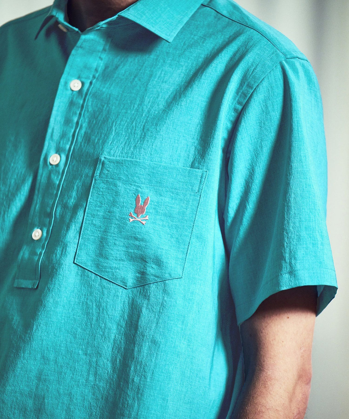 EVALET linen dry touch pullover shirt