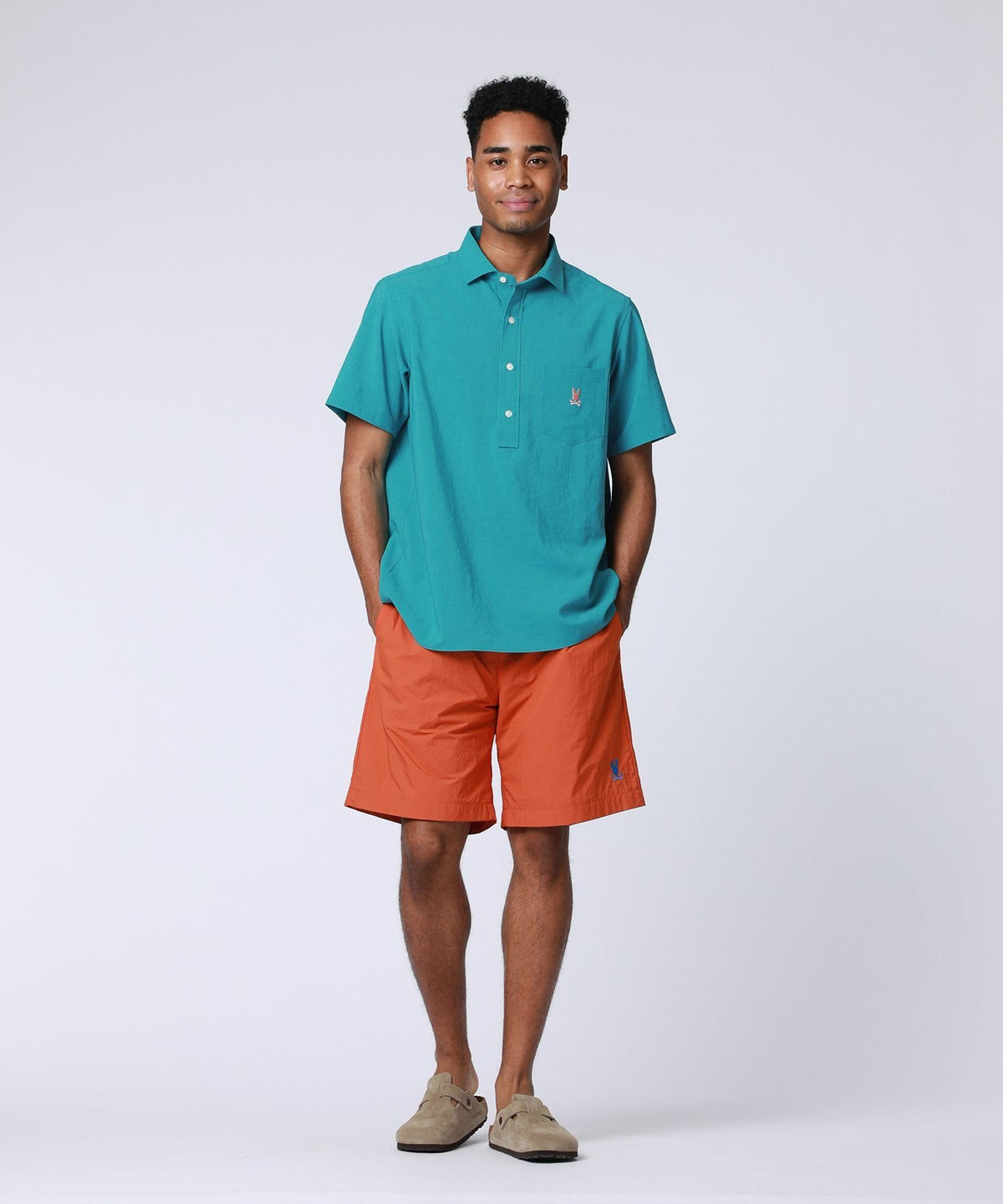 EVALET linen dry touch pullover shirt