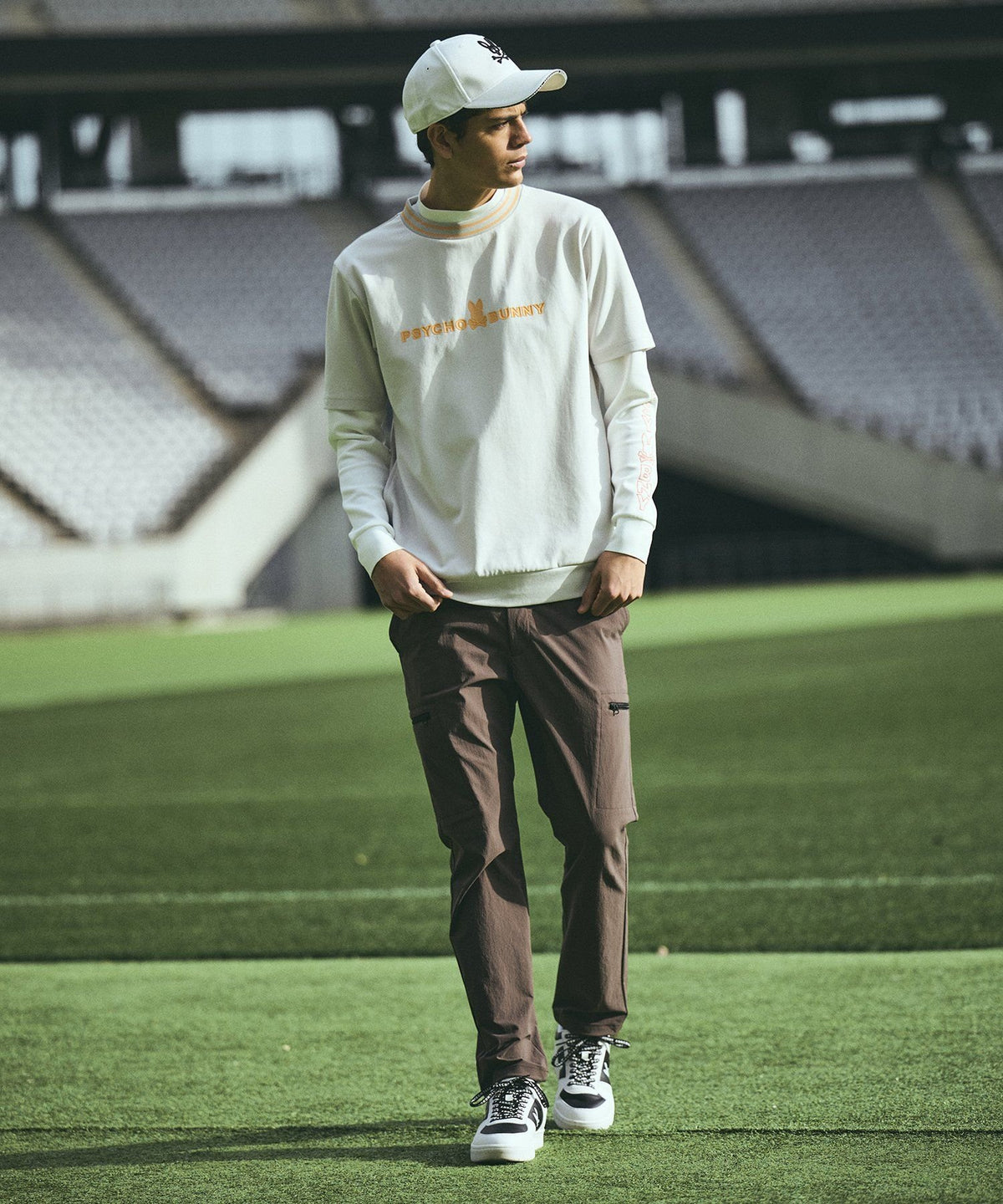 [GOLF]CORDURA 2WAYストレッチ 撥水スリムカーゴパンツ