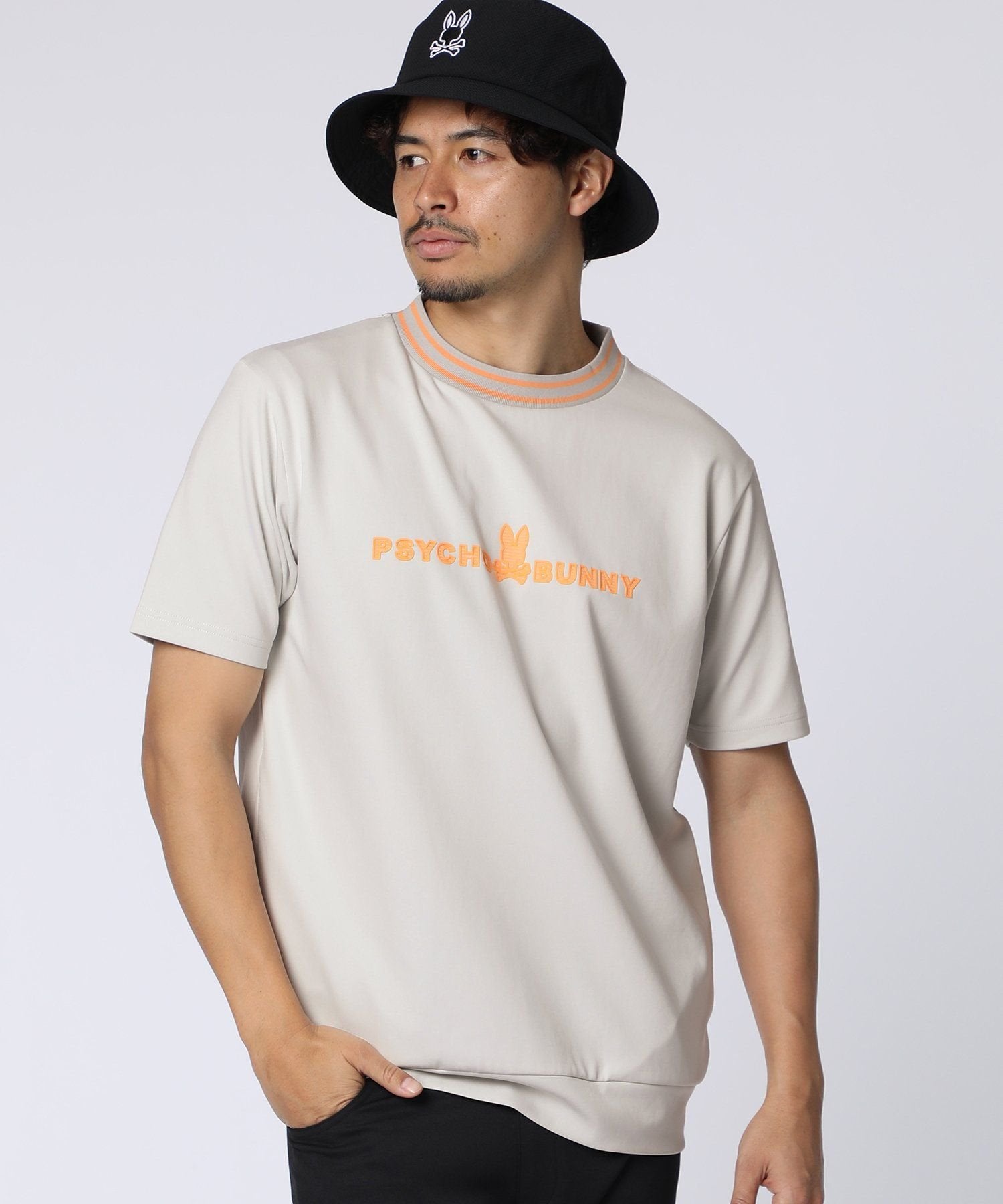 GOLF]シルエットバニー ラバーストライプロゴ スウェットTシャツ