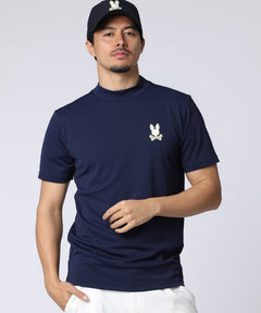 [GOLF] Contrast signature logo mock neck T-shirt