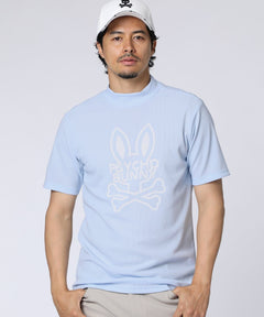 [GOLF] Big Line Logo Dry Mini Waffle Mock Neck T-Shirt