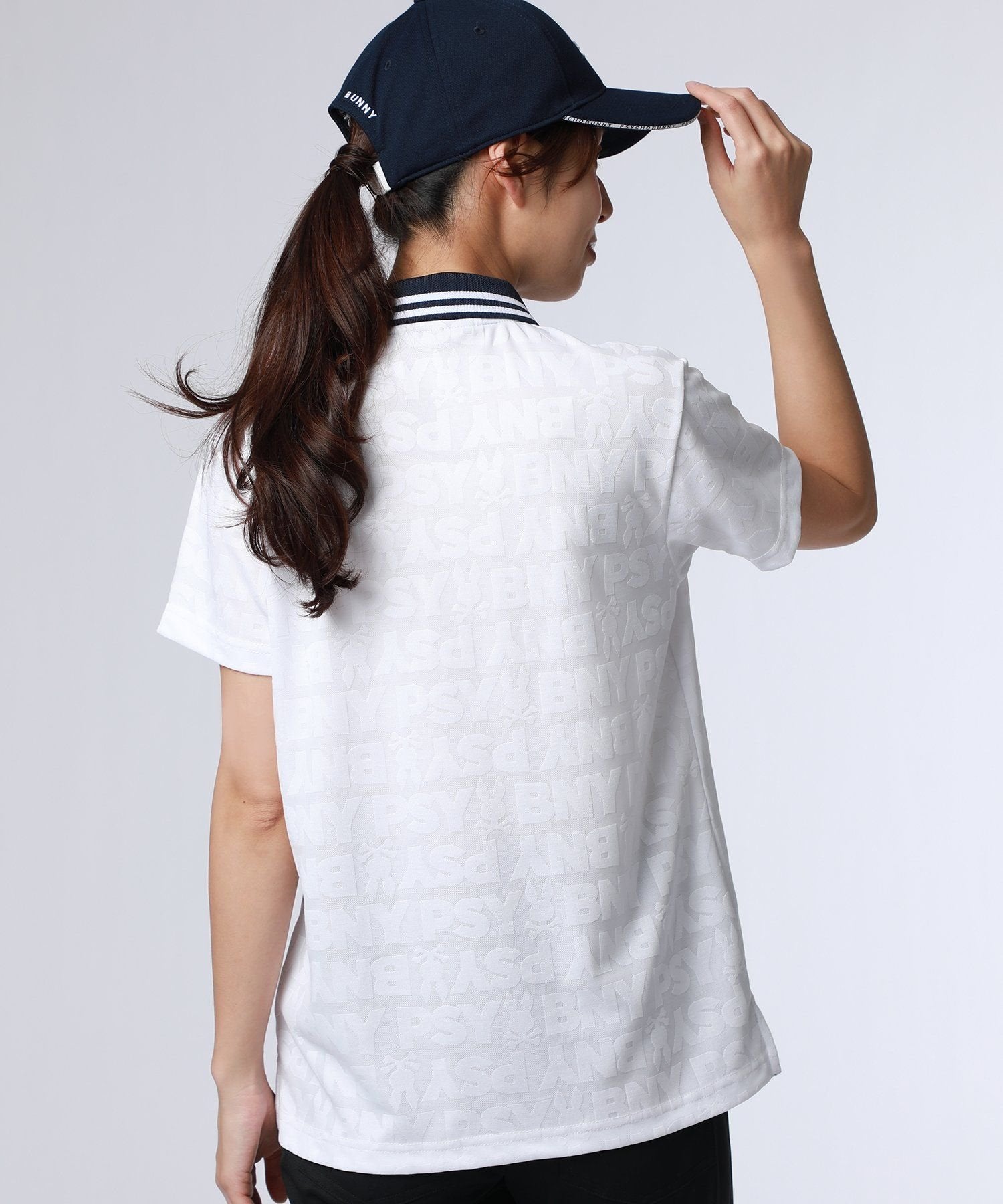 GOLF][WOMEN]オリジナルジャガード BUNNYポロシャツ