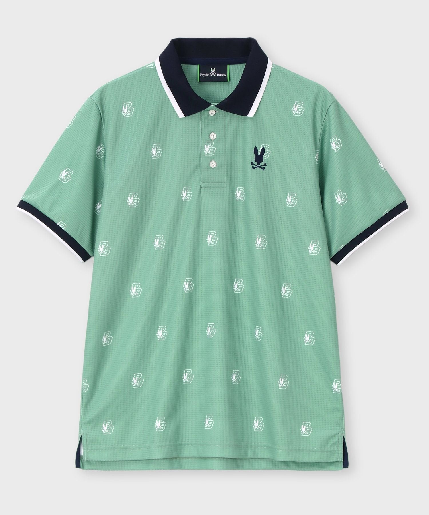 GOLF]カレッジモノグラムプリント ポロシャツ