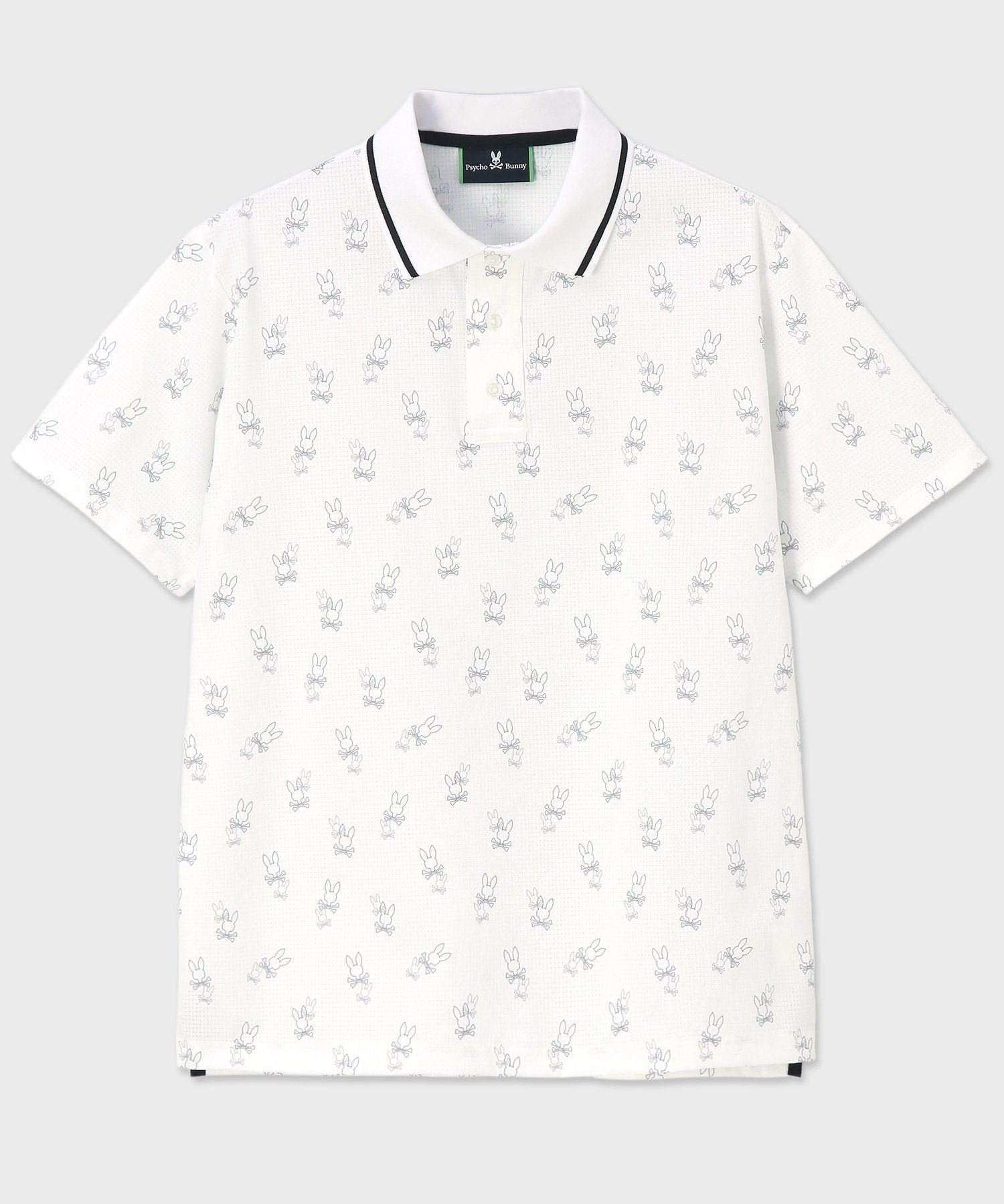 GOLF] DotAirアウトライン2BUNNY 総柄ポロシャツ