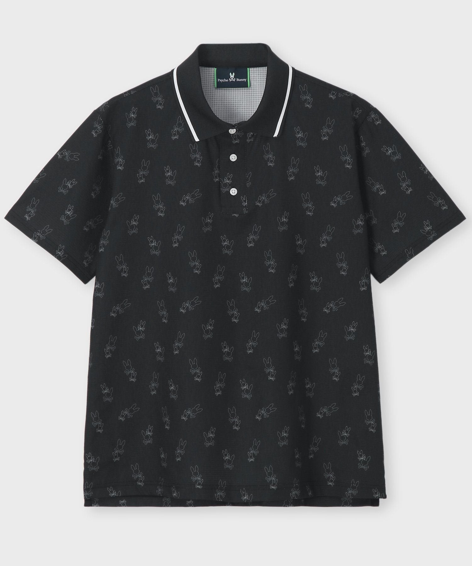 GOLF] DotAirアウトライン2BUNNY 総柄ポロシャツ