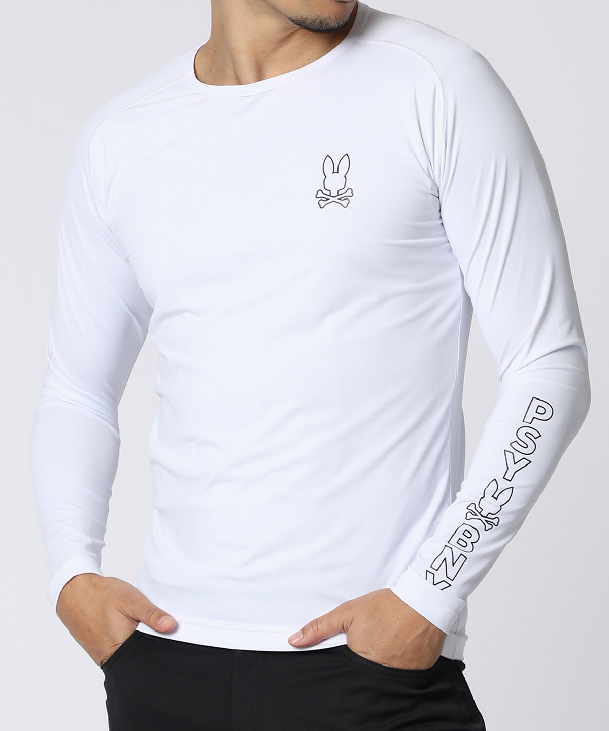 [GOLF]アームロゴ 　コンプレッションインナーTシャツ