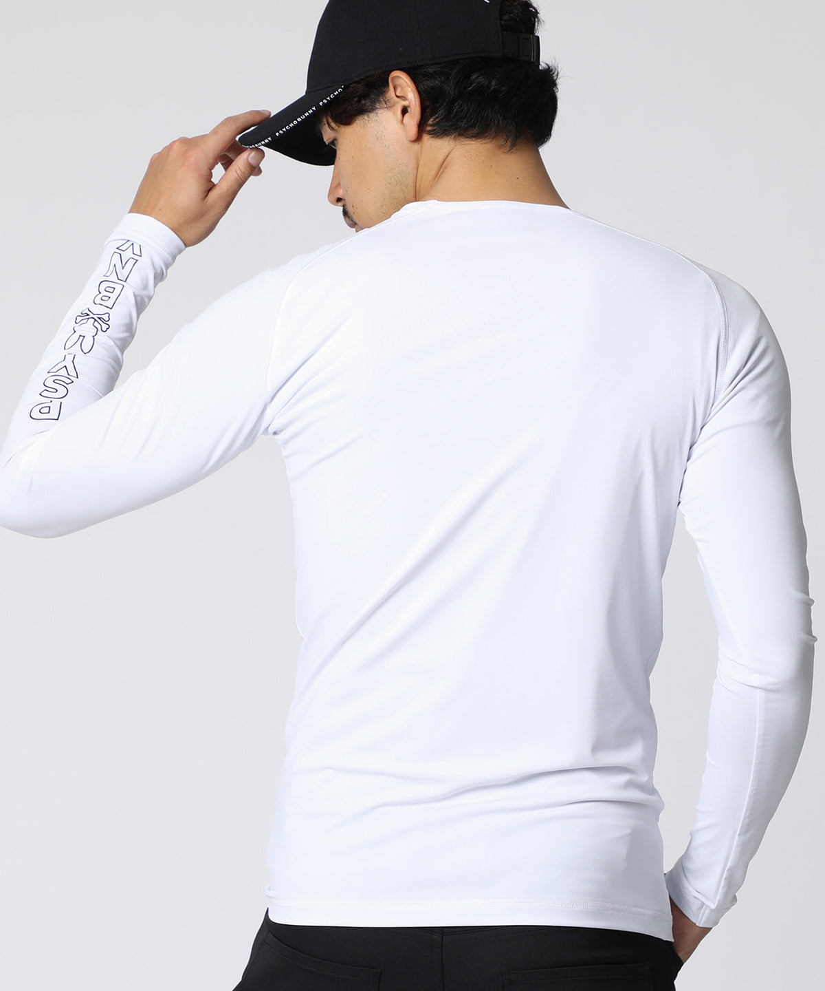 [GOLF]アームロゴ 　コンプレッションインナーTシャツ
