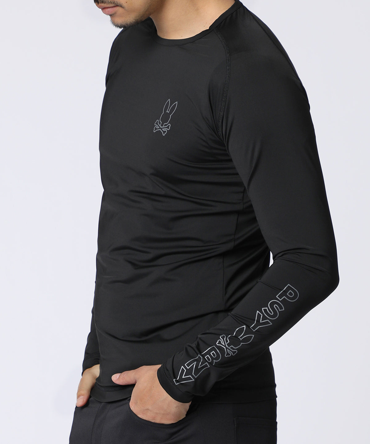 [GOLF]アームロゴ 　コンプレッションインナーTシャツ