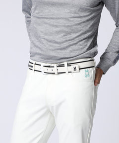 [GOLF] Three-dimensional rubber basic logo belt