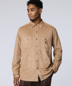 Reindeer suede casual shirt