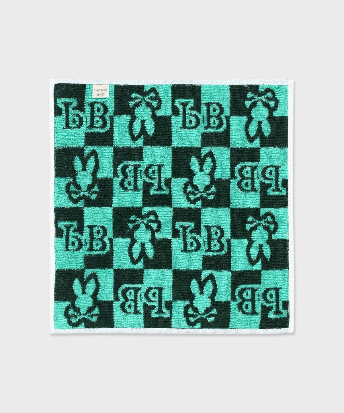 Check logo towel handkerchief