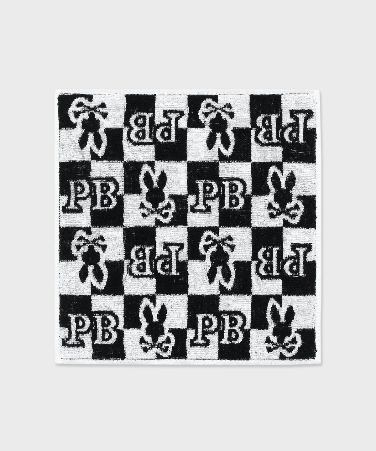 Check logo towel handkerchief