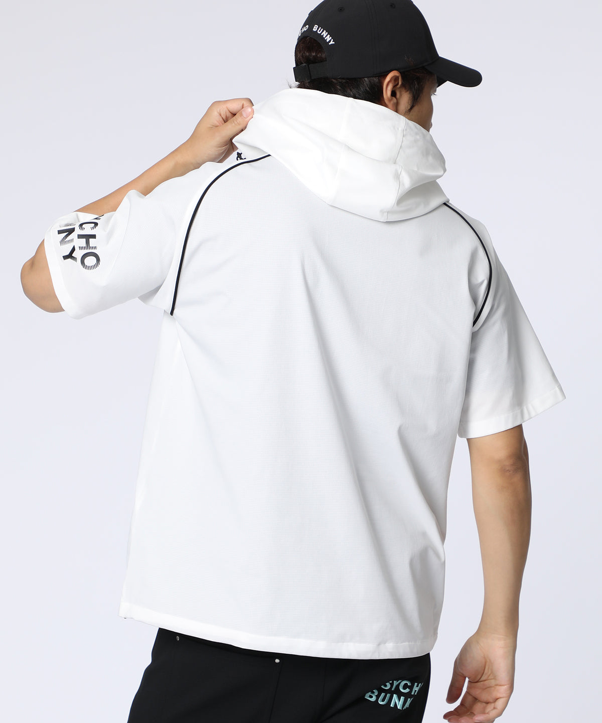 [WEB限定]スポーティバニー メッシュ半袖フーディ