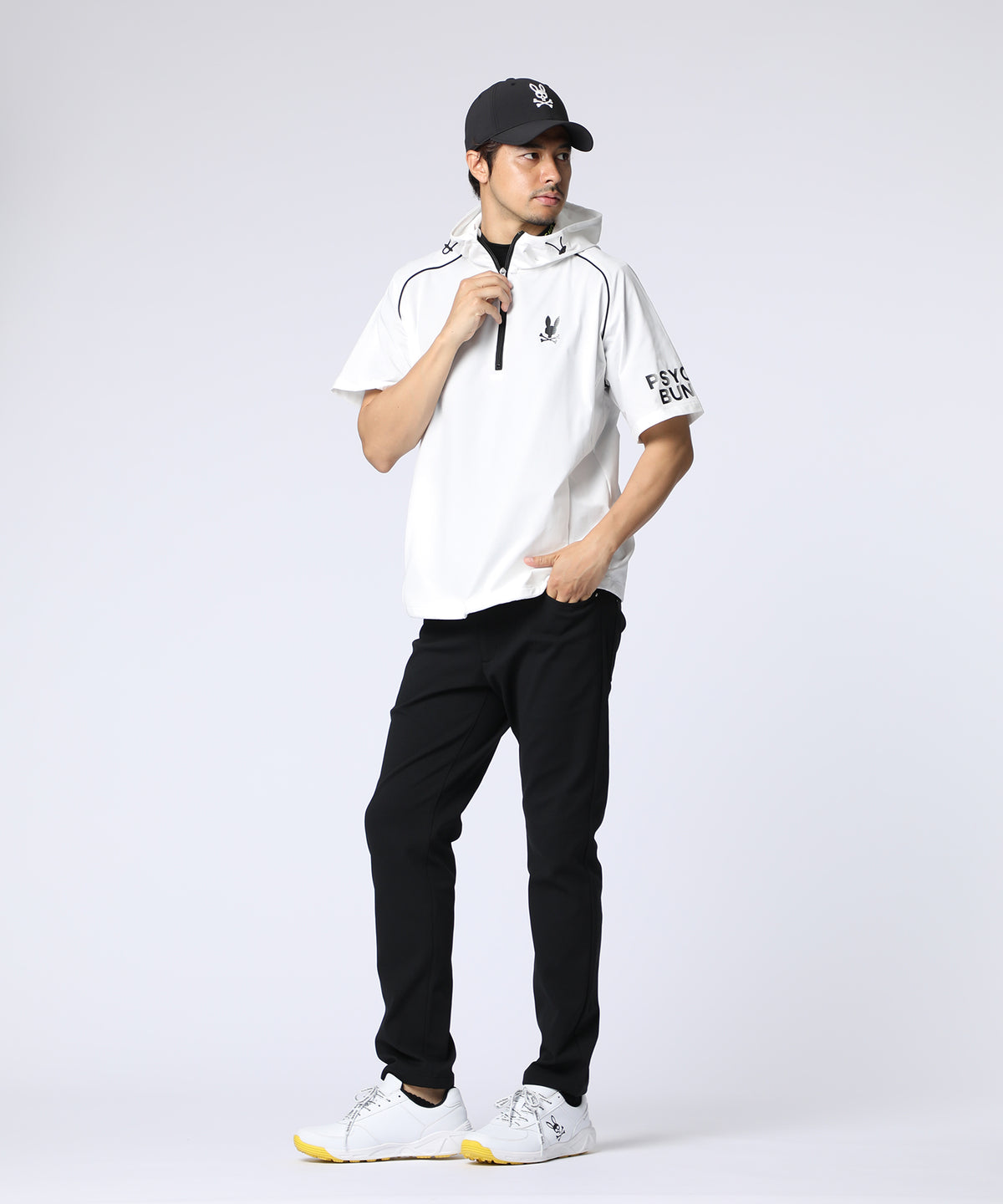 [WEB限定]スポーティバニー メッシュ半袖フーディ