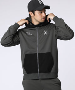 [GOLF]モダングラフィック　 3レイヤースムースジップパーカ