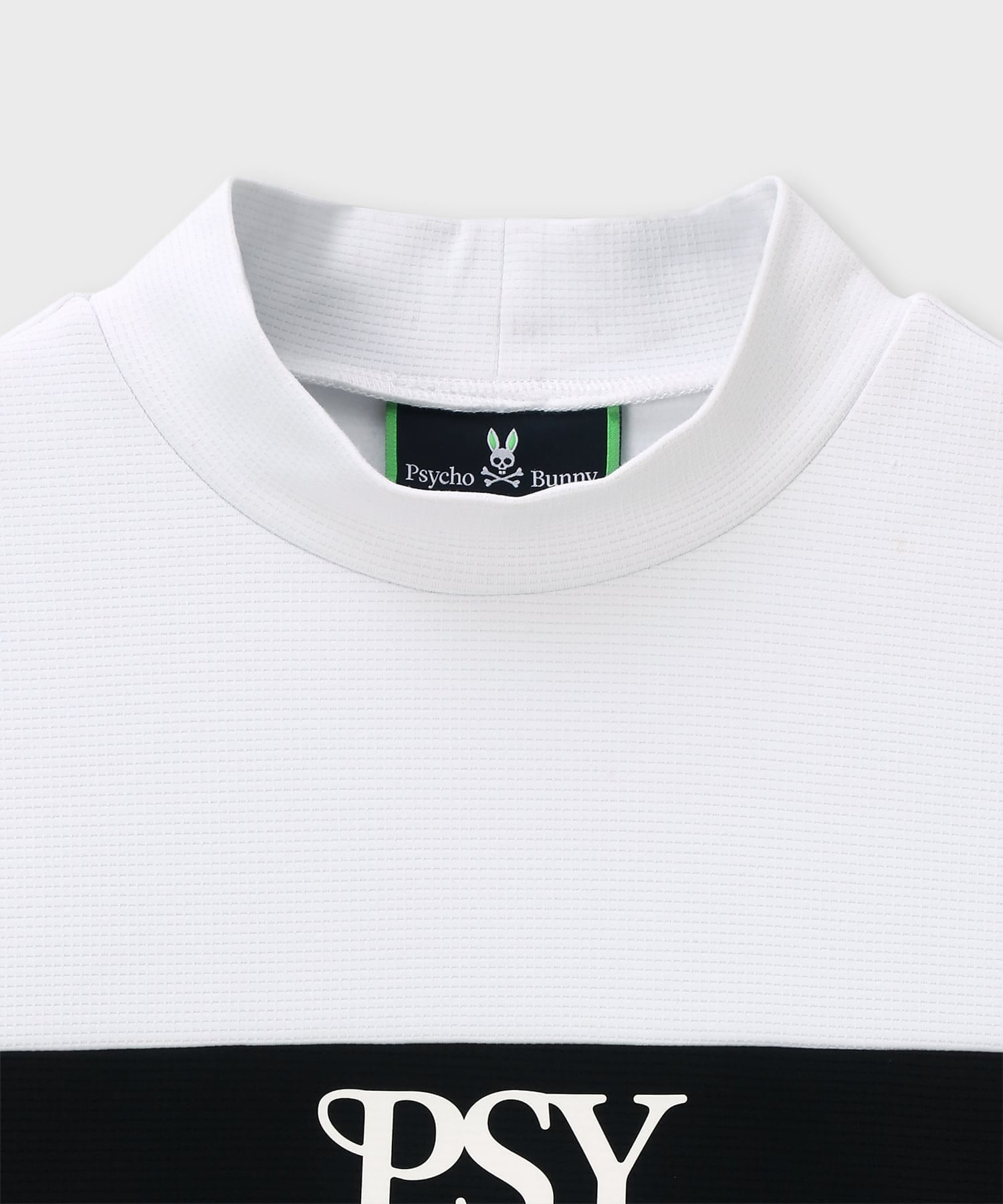 GOLF]モダングラフィック バイカラーモックネックTシャツ