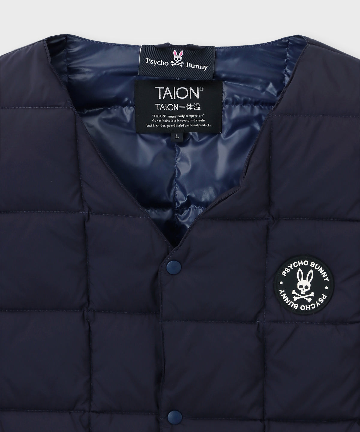 [WEB限定]TAION®コラボ  　Vネックインナーダウンベスト