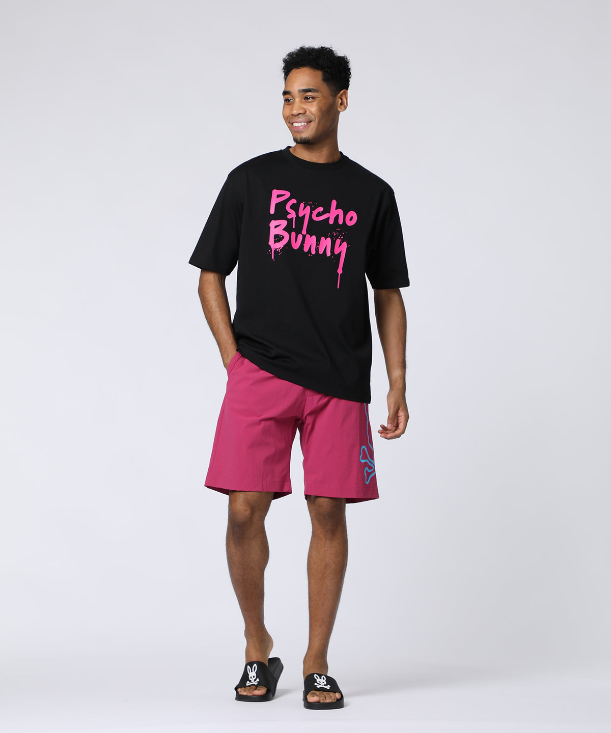 スプラッターロゴ 　リラックスフィットTシャツ