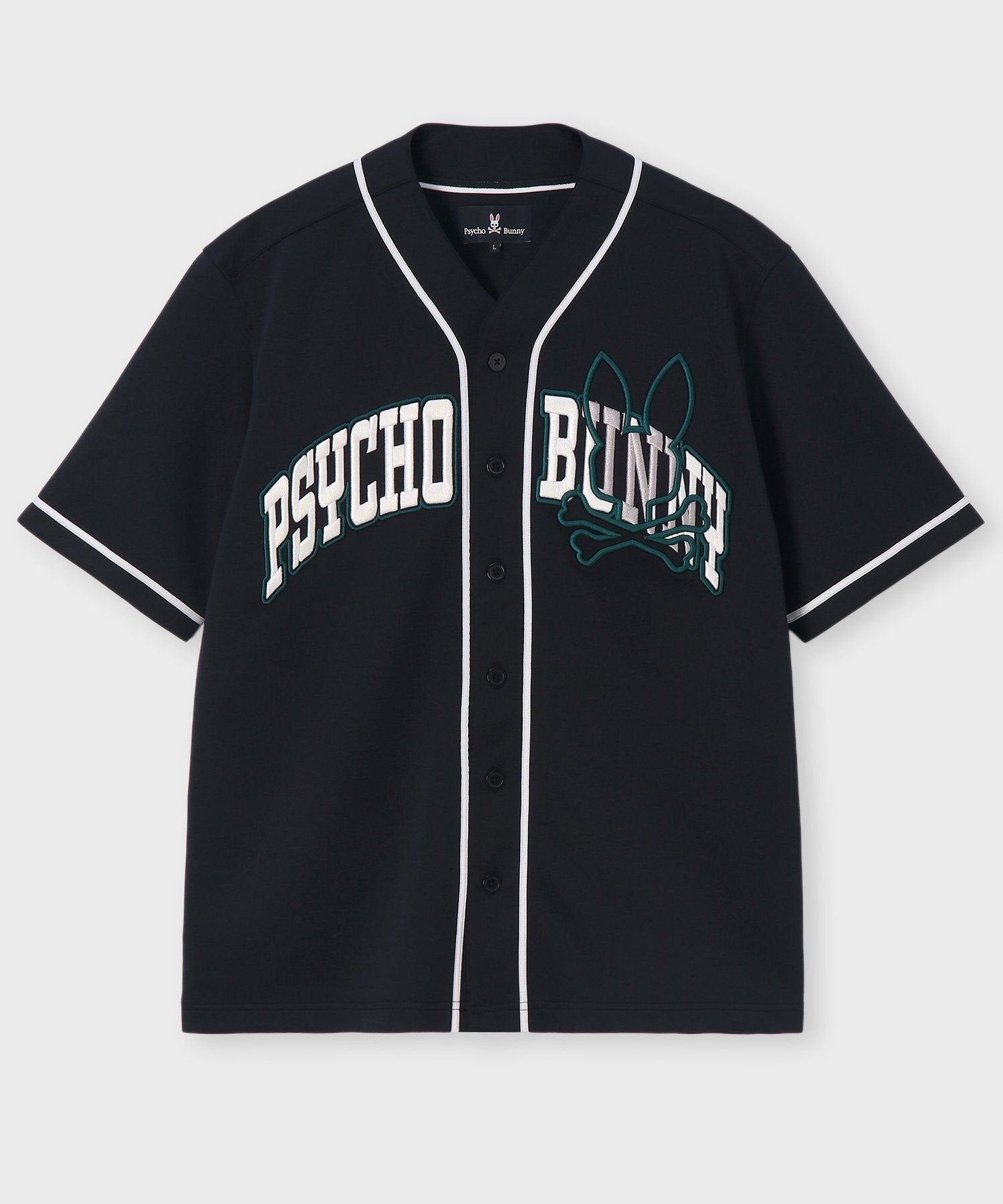 エンブロイダリーバニー ベースボールシャツ