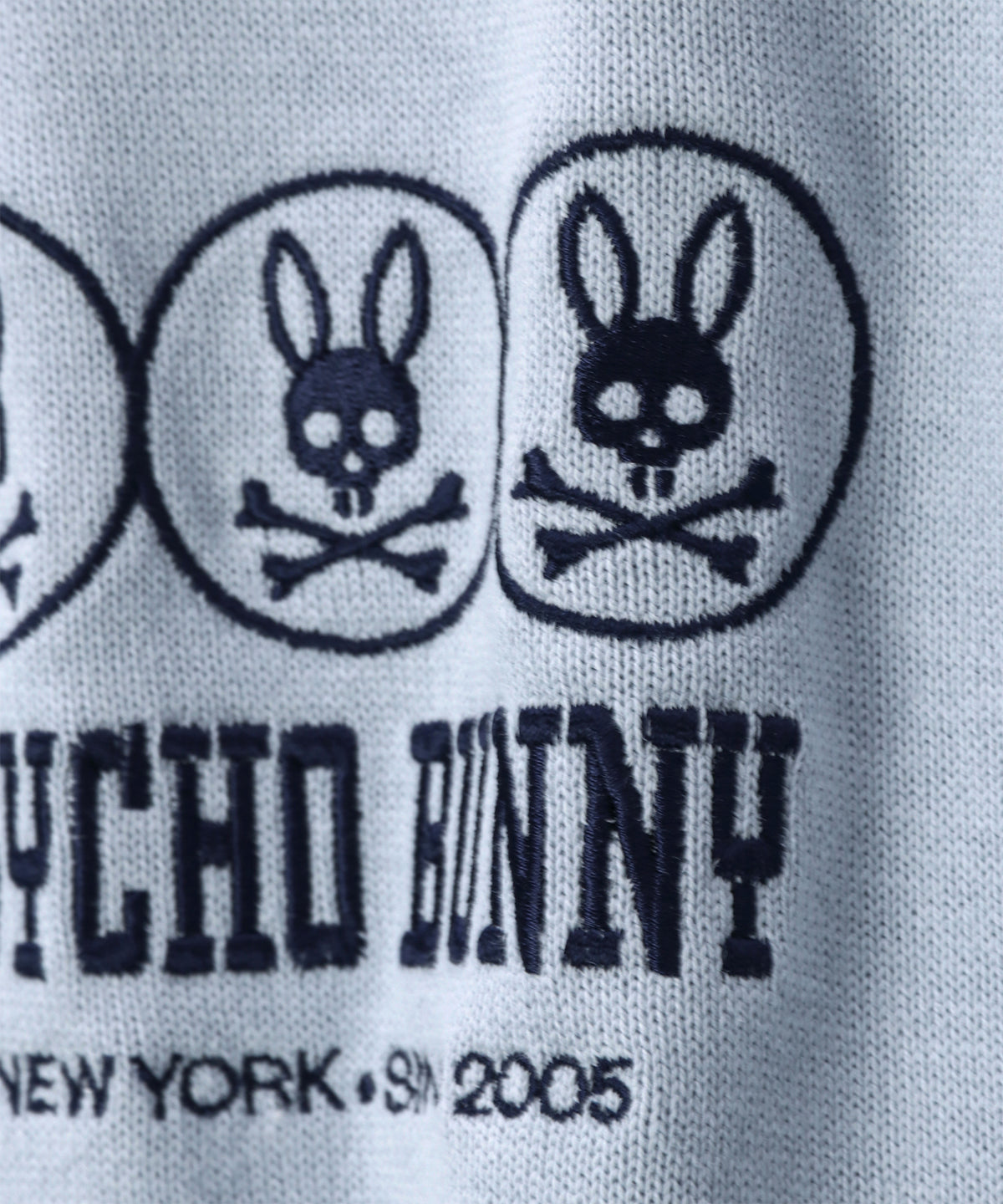 Triple Badge Bunny Long Sleeve T-Shirt