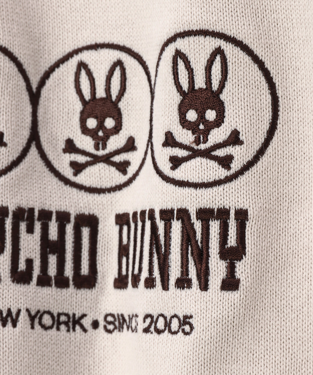 Triple Badge Bunny Long Sleeve T-Shirt