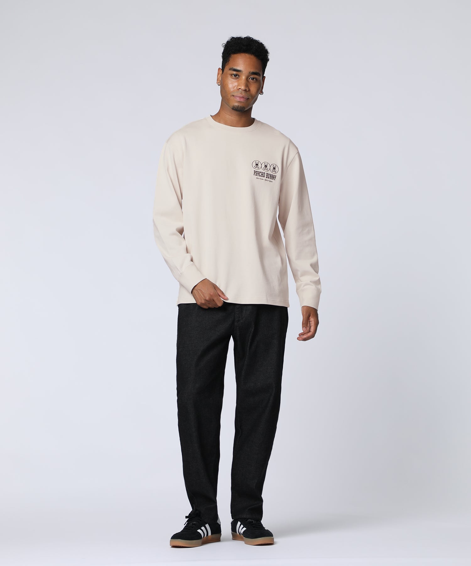 トリプルバッジバニー ロングスリーブTシャツ