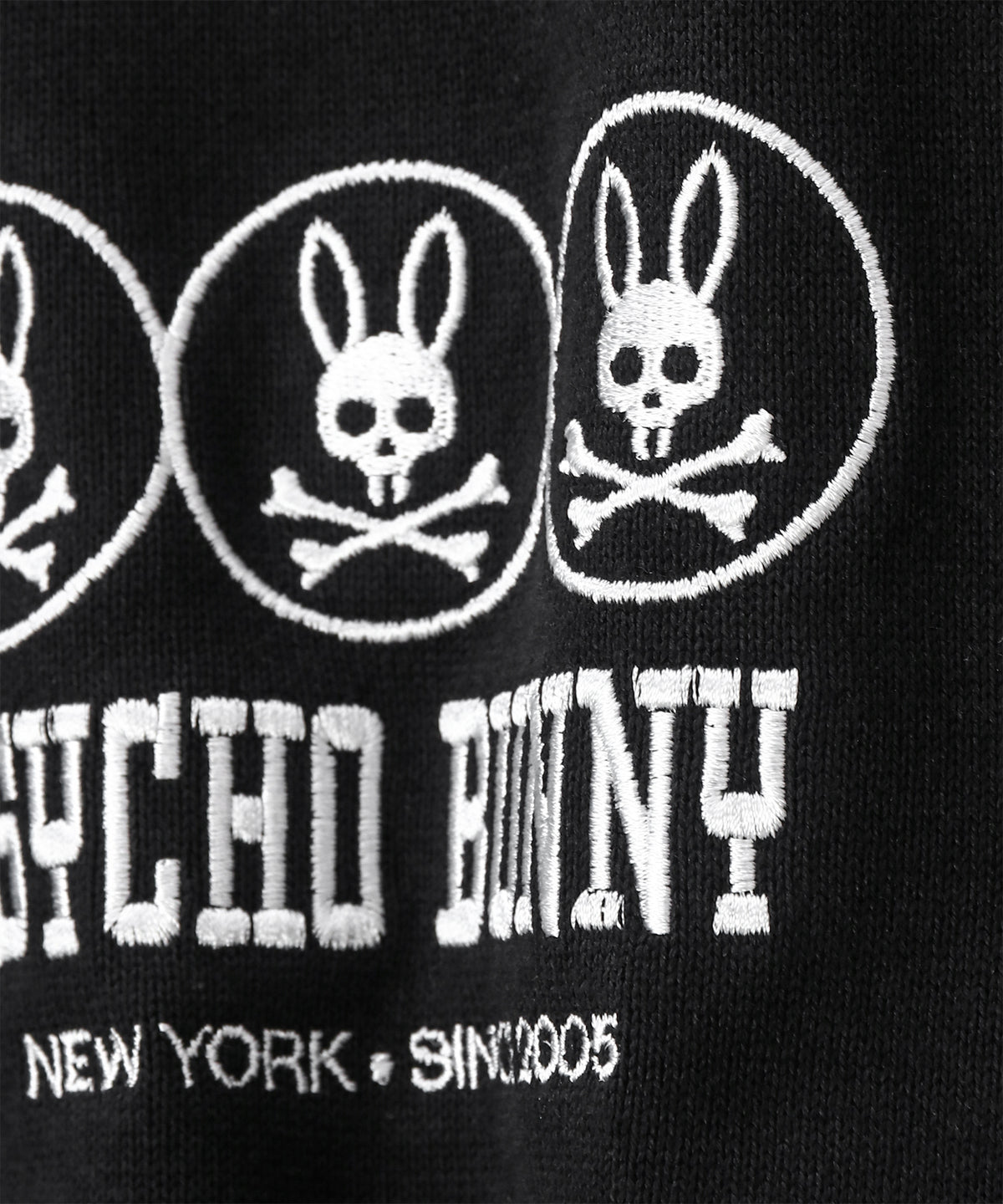 Triple Badge Bunny Long Sleeve T-Shirt