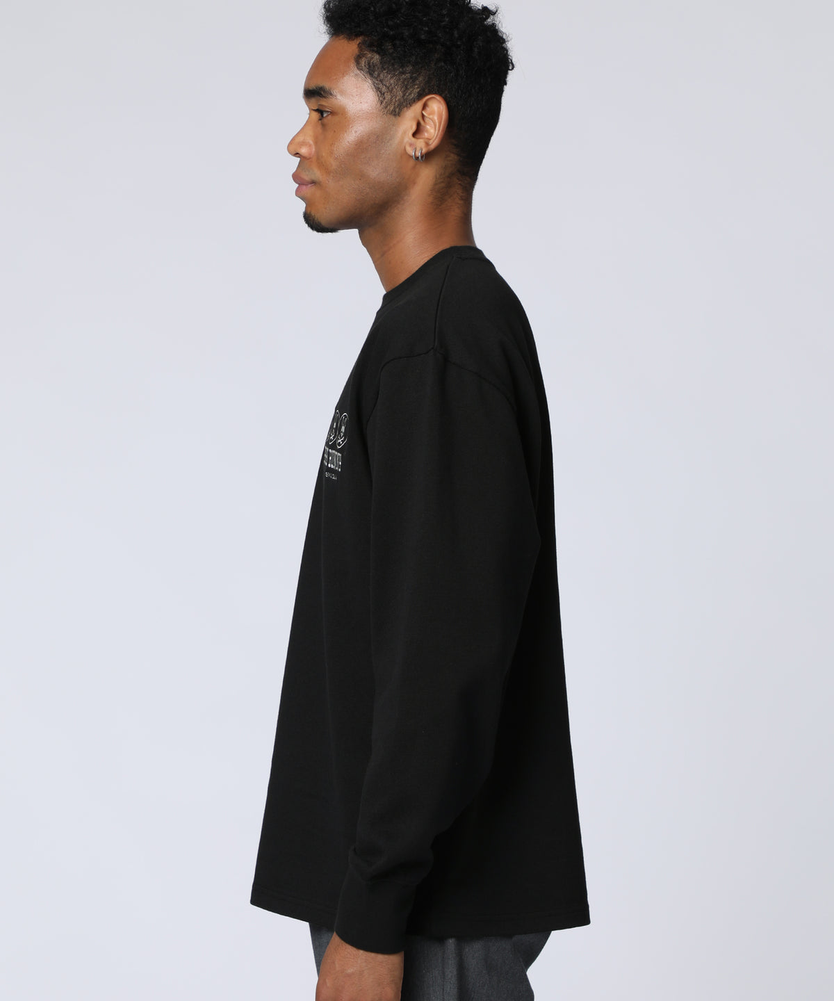 Triple Badge Bunny Long Sleeve T-Shirt