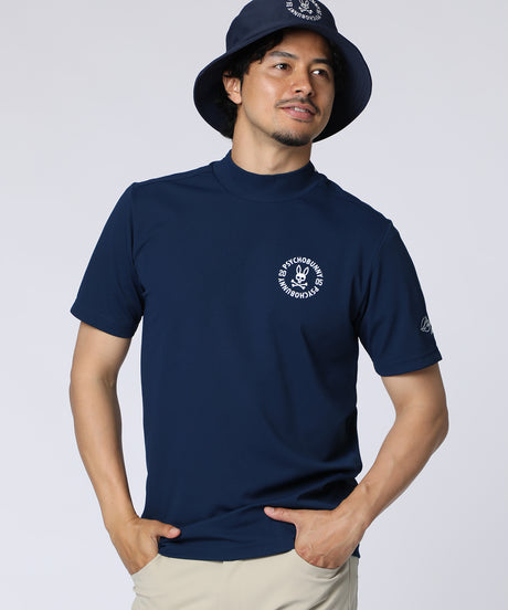 [GOLF]サークルロゴテック UVモックネックTシャツ