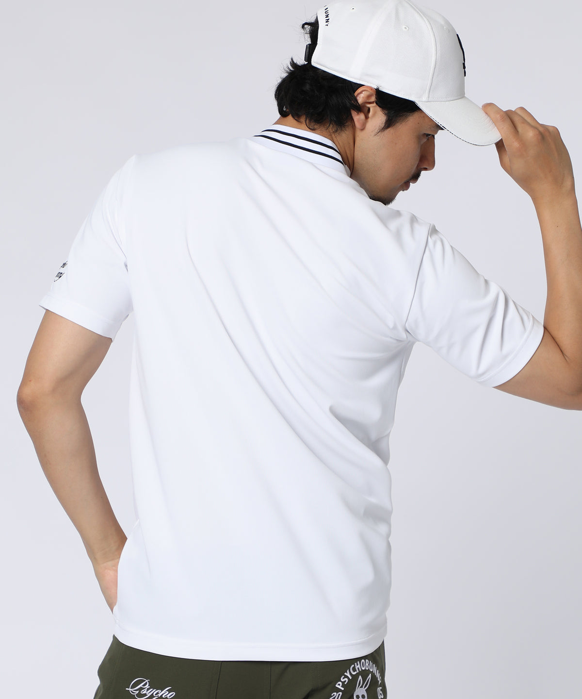 [GOLF]サークルロゴテック UVモックネックTシャツ