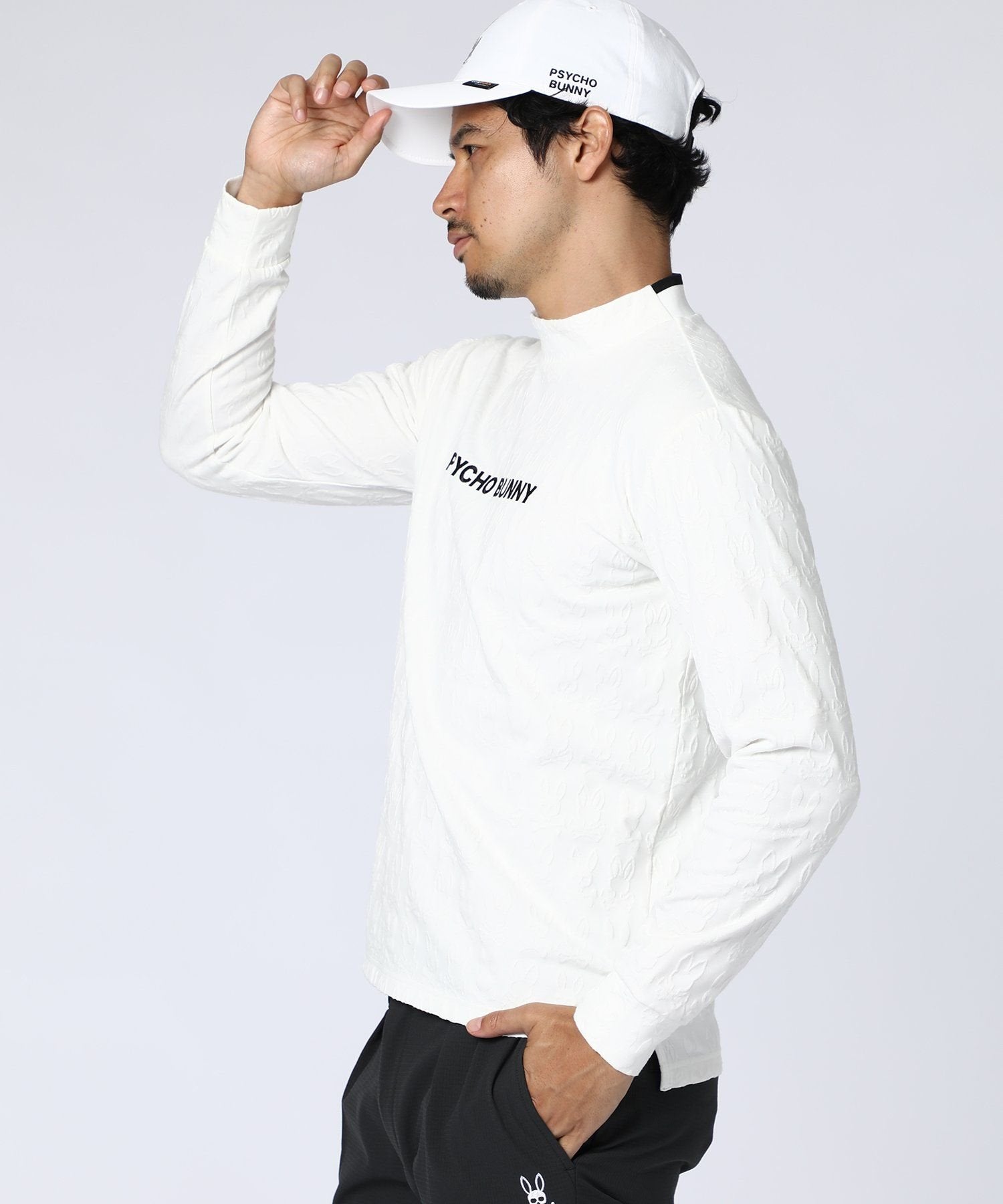 GOLF]バニーモノグラムJQ ライトモックネックTシャツ